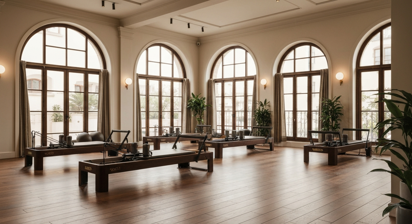 Pilates Studio Atmosphäre